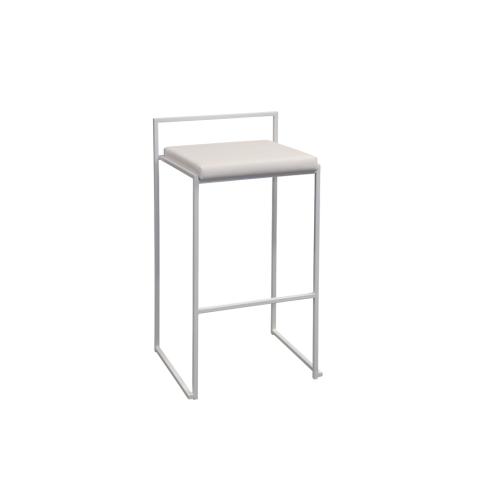 Barkruk Quadrum wit 26206