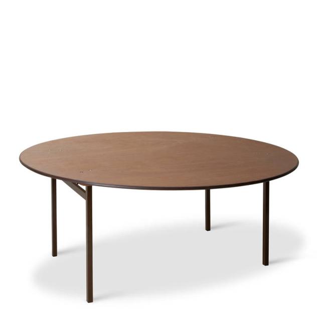 Klaptafel rond hout 180 cm 20527