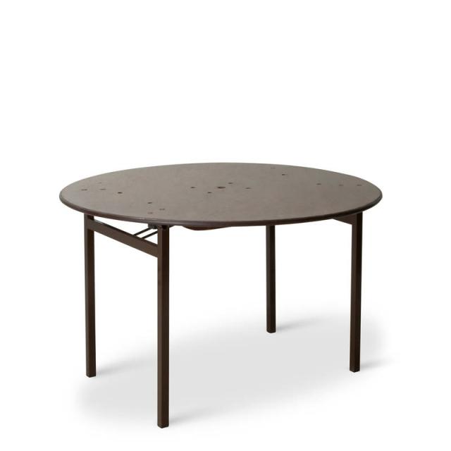 Klaptafel rond hout 120 cm 20501