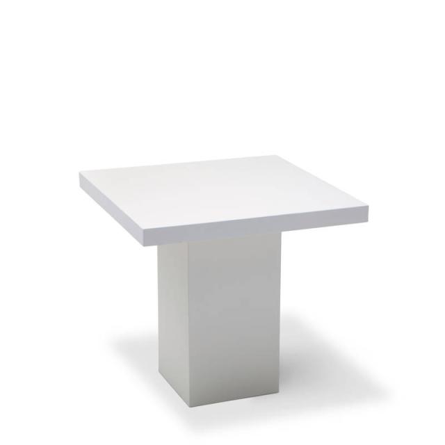 Dinertafel Basic wit 80 x 80 x 75 cm 25652