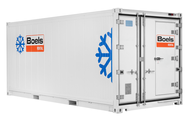 Koel-/vriescontainer 20 ft. met loopdeur 15060